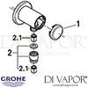 Grohe Relexa Shower Outlet Elbow Spares